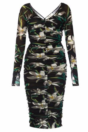 Printed gathered dress, zdjęcie 1 Printed gathered dress od Diane Von Furstenberg